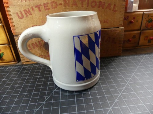 Bayern West Germany Bavaria Beer Mug Beer Stein Stoneware Marked - Picture 4 of 6