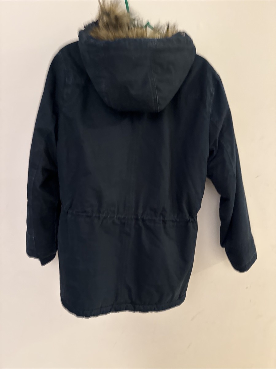Abercrombie & Fitch Jacket Sherpa Fleece Lined Men's SZ XS Fur
