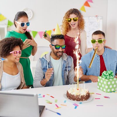 10Pack Neon Party Sunglasses Retro Glasses Party Favor  display picture 1