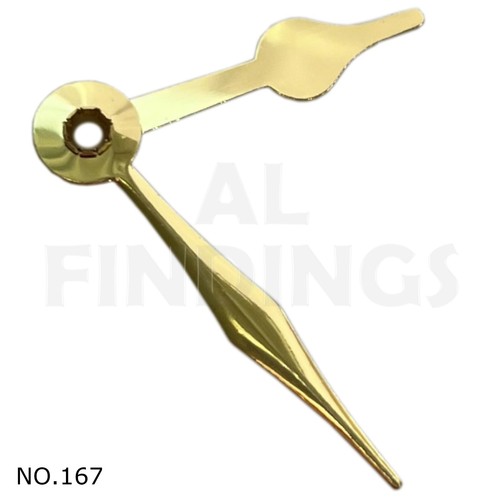 New Press Fit 2x Quartz Metal Clock Hands For Movements Hand Holes 3.1mm & 5.0mm - Picture 73 of 85
