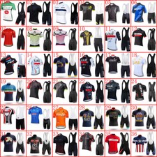 Summer Hot Sale Cycling Jersey Suit Men Bike Shirt Bib Shorts Set Sports Outfits