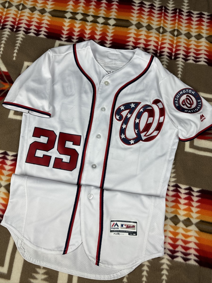Washington Nationals Nats Majestic Authentic Baseball Jersey US