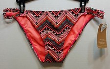 Hobie Pink Split Side Tab Swim Bikini Bottom Sz X-Large bi1