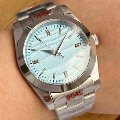 39MM Tandorio Blue White Texture dial Sapphire Miyota NH35A Automatic Mens Watch