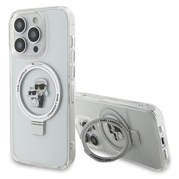 Phone Case Hardcase iPhone 15 Pro Max Karl Lagerfeld MagSafe Standable