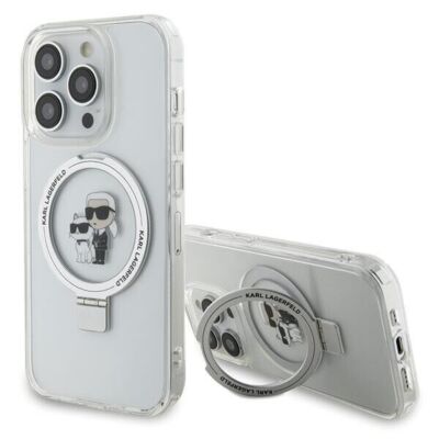 Handyhülle Hardcase iPhone 15 Pro Max Karl Lagerfeld MagSafe aufstellbar