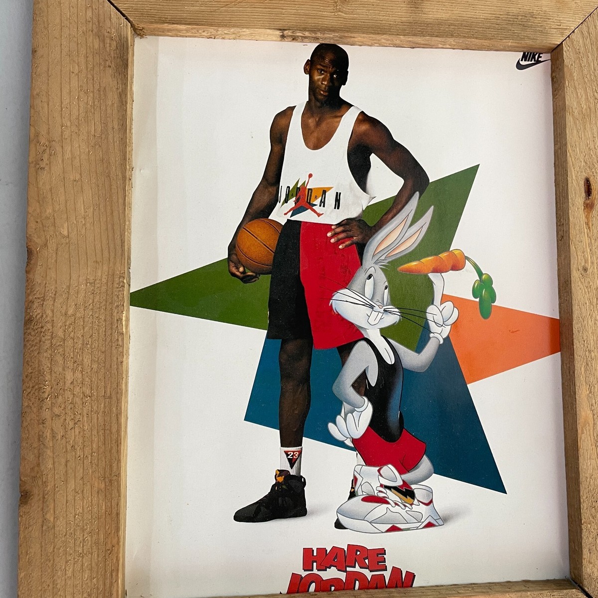 NIKE Michael Jordan Bugs Bunny 1993 SPACE JAM 8X10 Picture