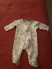 Carter Sleeper 3 Months Dinosaur Print Excellent Condition