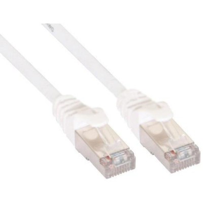 InLine Patchkabel TP Cat5e doppelt geschirmt weiß # 72530W