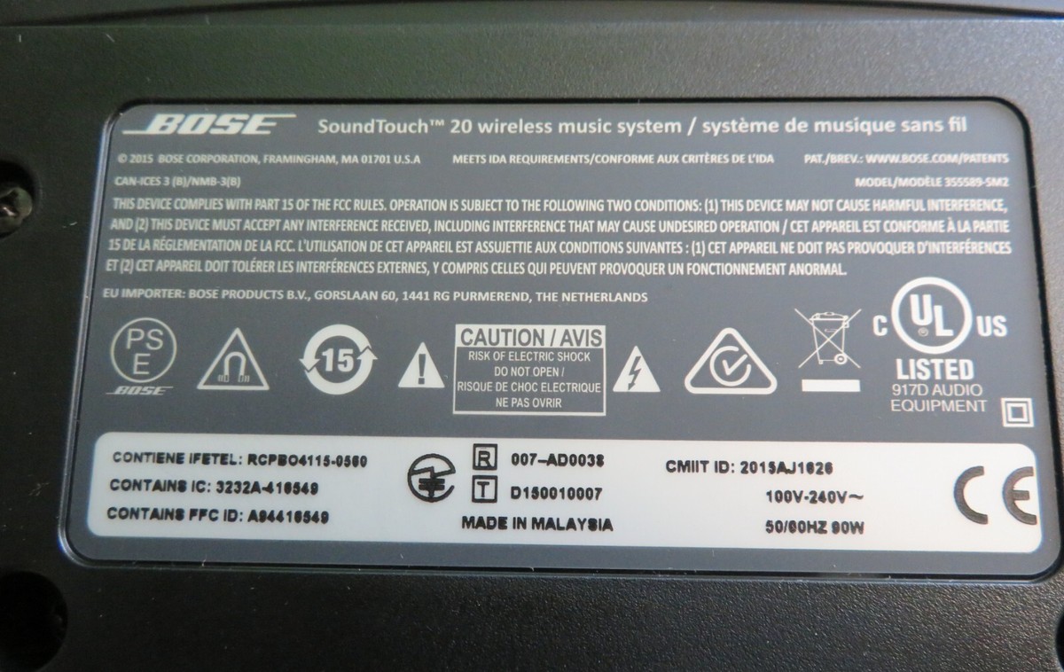 Bose SoundTouch 20 Series III Wireless Music System - Black Bose SoundTouch 20 Series III Wireless Music System - Black
