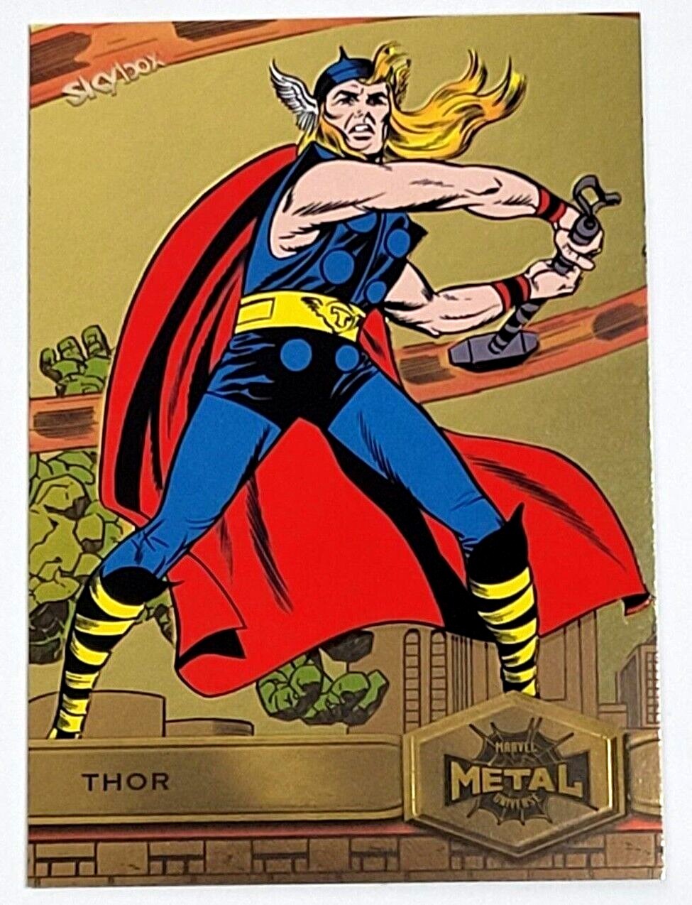 2022 UPPER DECK MARVEL METAL UNIVERSE SPIDER-MAN - THOR GOLD HIGH SERIES #189
