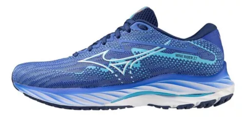 Uomo Donna Mizuno Wave Rider 27 Mesh Scarpe Da Corsa Professionali Traspiranti * - Foto 66 di 80