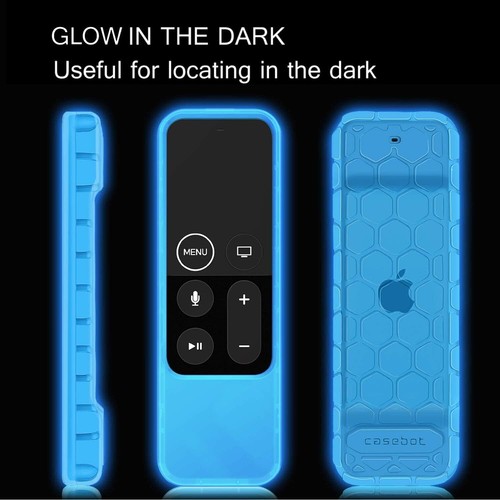 Protective Case for Apple TV 4K 5th/ 4th HD Siri Remote (1st Gen) Silicone Cover - 第 3/15 張圖片