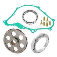 Starter Clutch kit One Way Gear Bearing & GASKET For Yamaha Rhino/Wolverine 450