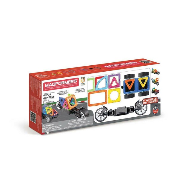 MAGFORMERS 41 Piece Wheels Magnetic 