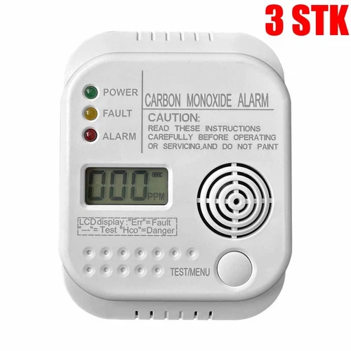 Kohlenmonoxid Melder CO Melder Gasmelder Warnmelder Kohlenmonoxidmelder LCD DHL - Bild 18 von 19