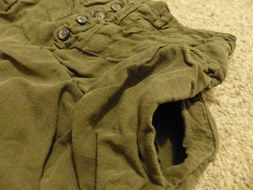 Anthropologie Oceanside Cropped Wide Leg Pants, Olive Green, XS, Lyocell/Linen - Picture 5 of 10
