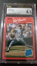 1990 Donruss Pat Combs #44 Error Card CSG Graded 8.5