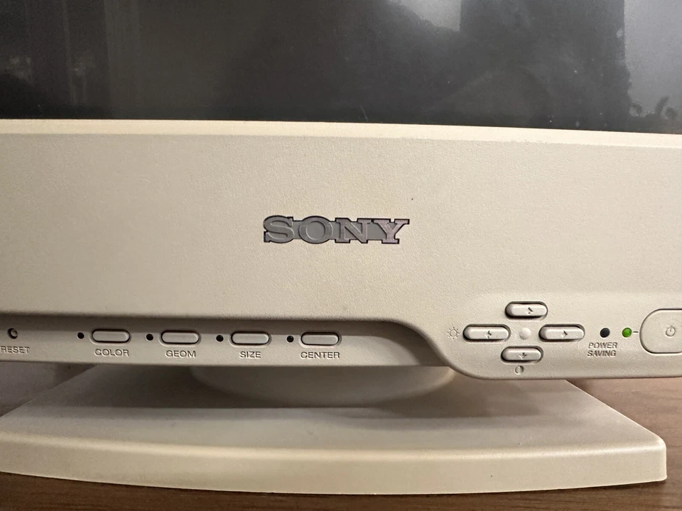 Vintage Sony Trinitron Multiscan 17sf Monitor CPD-17sf1 - Image 3 of 4