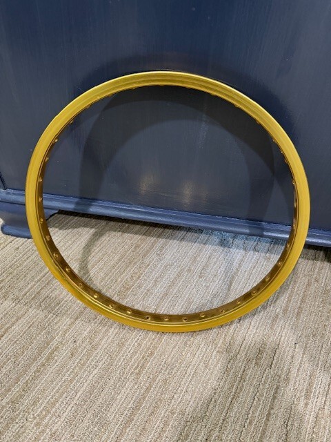 VINTAGE OLD SCHOOL BMX GOLD SUMO Anodized 20 x 1.75 36 RIM NOT