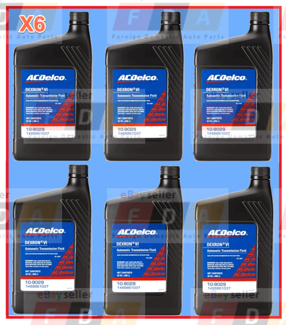 6 Quarts GMC OEM Automatic Transmission Fluid ATF AcDelco Dextron VI eBay