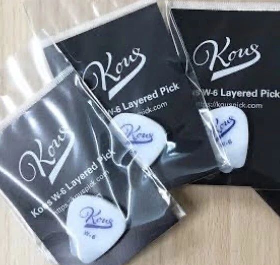 Two-layer structure Guitar Pick x 3 Craftsman's idea may give you New sound - Image 2 of 2