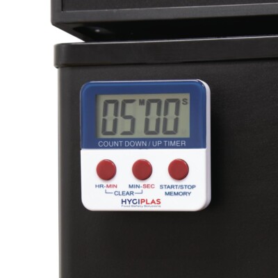 Hygiplas Digitaler Countdown-Timer (63x63mm) - Magnetisch Für Küche & Gastronomie