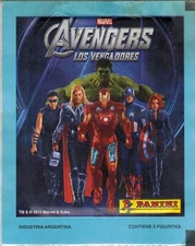 Argentina version 2012 Panini Marvel Avengers Sticker Pack 
