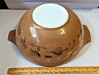 VINTAGE PYREX 444 EARLY Autrumn Harvest  AND GOLD CINDERELLA LARGE BOWL 4 QT.