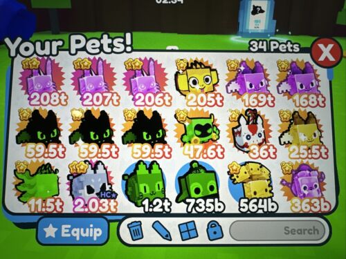 pet simulator x Pin for Sale by bubblueshop