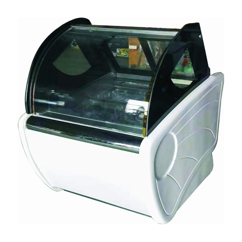 Kolice Commercial 8 Pans Ice Cream Dipping Cabinet Ice Cream Showcase Freezer