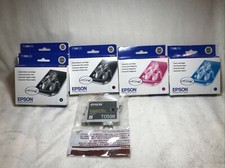 Lot Of 6 Epson Stylus Photo 59 Ink Genuine Photo R2400 Cartridge EXP 2009 2010