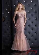 Jasz Couture 5411 Women's Dress Size 2 Pink Prom Dress - New Tags Attached