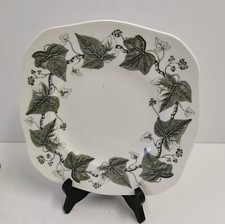 Rare Vintage Wedgwood NAPOLEON IVY Square Cake Plate 