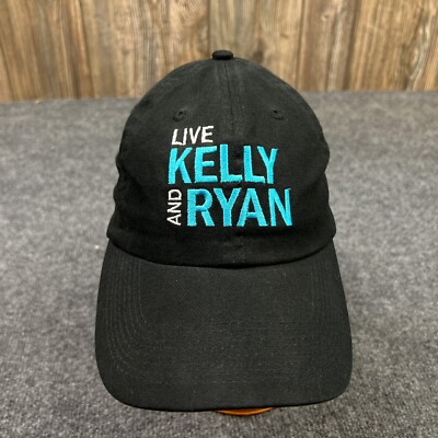 Fahrenheit Headwear Live Kelly And Ryan Cap Adult Adjustable Black Spell Out Hat