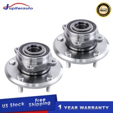 Set(2) Front Wheel Hub Bearing 513286 For 2009-2017 Dodge Journey 5 Wheel