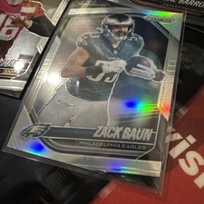 2025 Panini Prizm Zack Baun Silver Prizm Parallel- Eagles