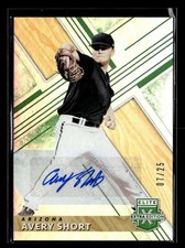 2019 Panini Elite Extra Avery Short Emerald Auto /25 Diamondbacks FX2404