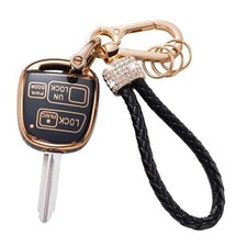 for Lexus Key Fob Cover with Keychain Lanyard, Soft TPU Key Fob For Lexus D