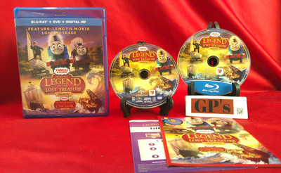 Thomas & Friends Sodor's Legend Of The Lost Treasure The Movie 2015,BLU-RAY/DVD