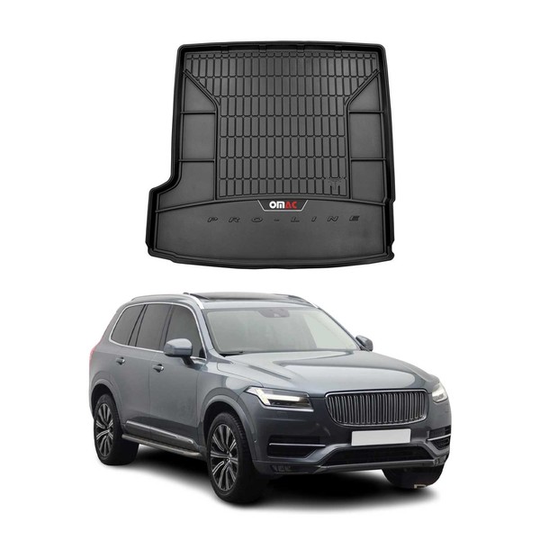 Omac Gummi Kofferraumwanne FüR Volvo XC90 2015-2026 TPE Laderaumwanne Schwarz-image