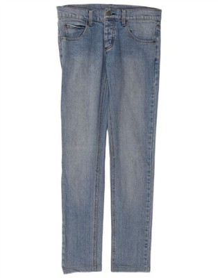 Cheap Monday Damen Slim Jeans W28 L32 Blau Baumwolle AG11