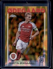 2024-25 Topps Chrome UEFA Martin Odegaard Gold Lava Refractor #/50 Arsenal