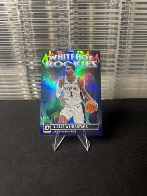 Victor Wembanyama ROOKIE, Optic White Hot Rookies Holo (RC) READ DESCRIPTION
