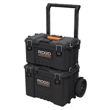 RIDGID Pro Gear System Gen 2.0 Stackable Rolling Box 22 in. Heavy Duty Tool Box