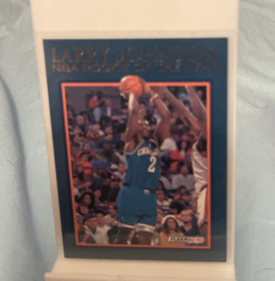 Fleer 1992-93 Larry Johnson NBA Rookie of the Year Set 1-10