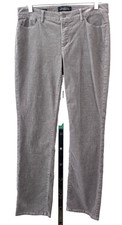 Talbots Corduroy Straight Style 5-Pocket Gray Pants 6P