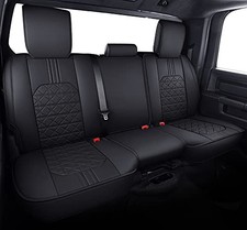 Rear Seat Covers for RAM 2009-2023 2024 2025 XYRAM/1 Rear Seat Cover/Black