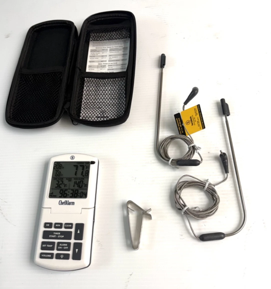 ThermoWorks Chef Alarm Cooking Alarm Thermometer & Timer
Opens in a new window or tab