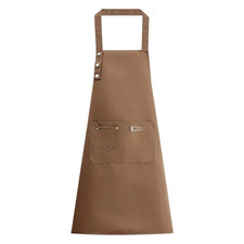 Chef Waiter Cafe Shop Waiter Pure Color Cooking Kitchen Apron for Woman BBQ Hair